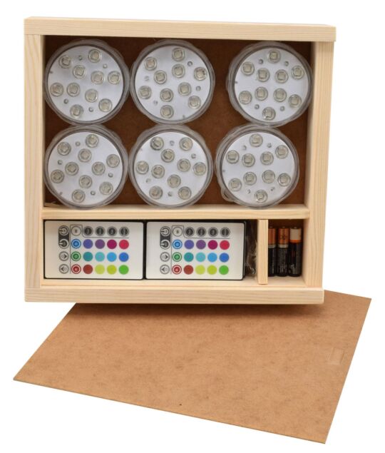 LED Snoezelen Light mit Fernbedienung - Set 6 Box